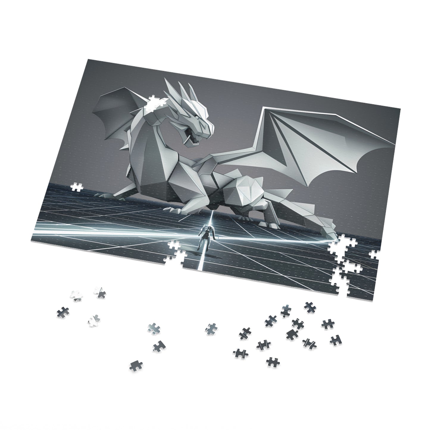 The Cyber Dragon's Challenge - Jigsaw Puzzle (30, 110, 252, 500,1000-Piece)
