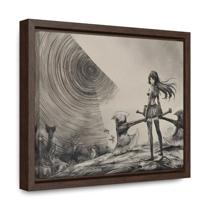 Echoes of the Abyss - Gallery Canvas Wraps, Horizontal Frame