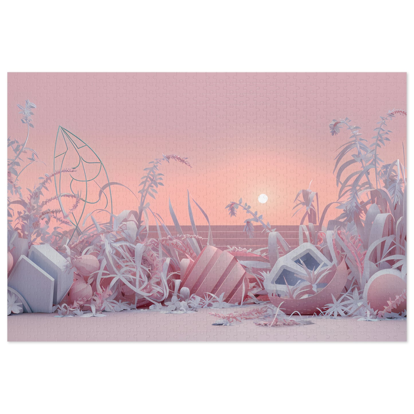 Ephemeral Garden at Dusk - Jigsaw Puzzle (30, 110, 252, 500,1000-Piece)