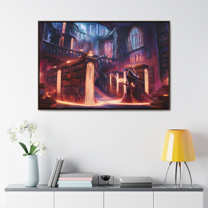 The Arcane Library of Eternal Knowledge - Gallery Canvas Wraps, Horizontal Frame