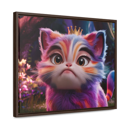 Regal Whiskers in the Enchanted Forest - Gallery Canvas Wraps, Horizontal Frame