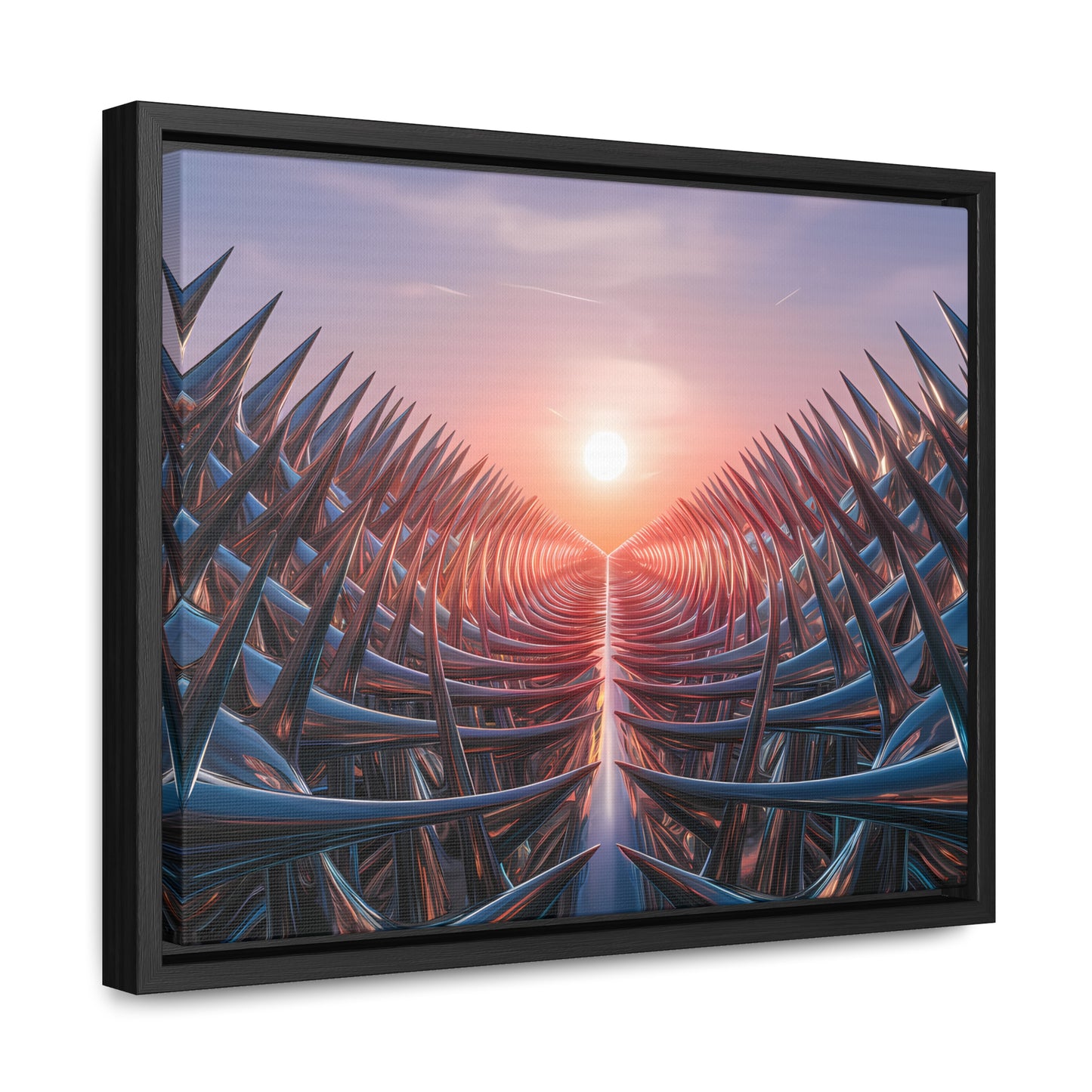 Path of Thorns at Sunrise - Gallery Canvas Wraps, Horizontal Frame