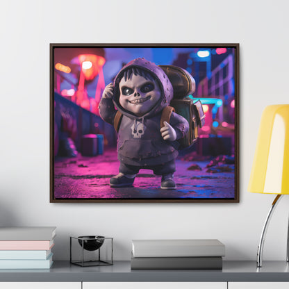 Midnight Mischief - Gallery Canvas Wraps, Horizontal Frame
