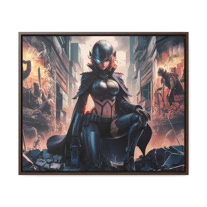 "Shadow of the Resistance" - Gallery Canvas Wraps, Horizontal Frame