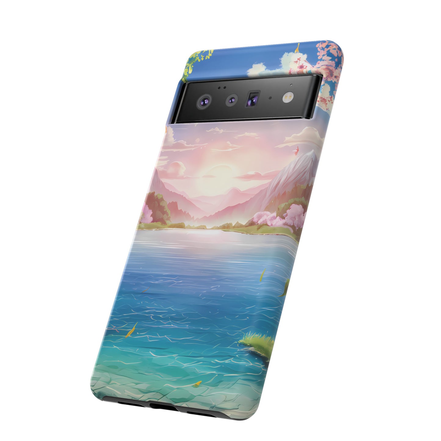 Serene Lake and Mountains - Smartphone Tough Cases
