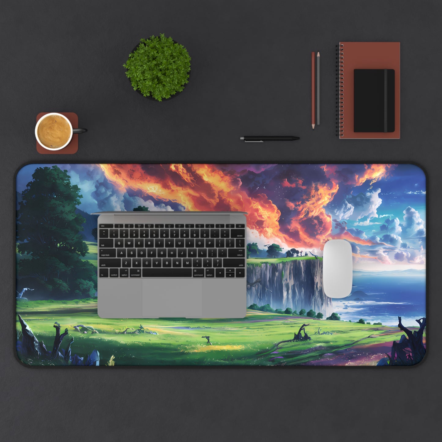 Edge of the Burning Horizon - Desk Mat