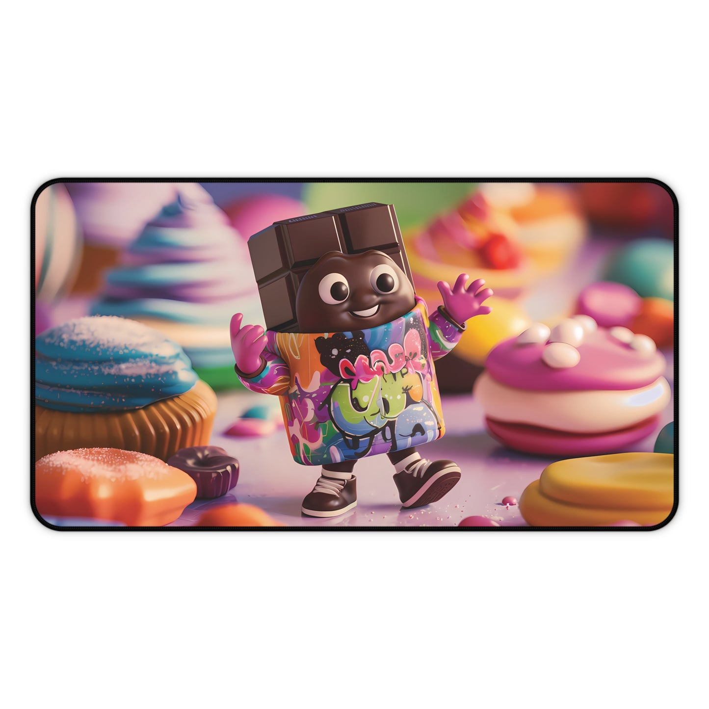Cute Chocolate Bar - Desk Mat