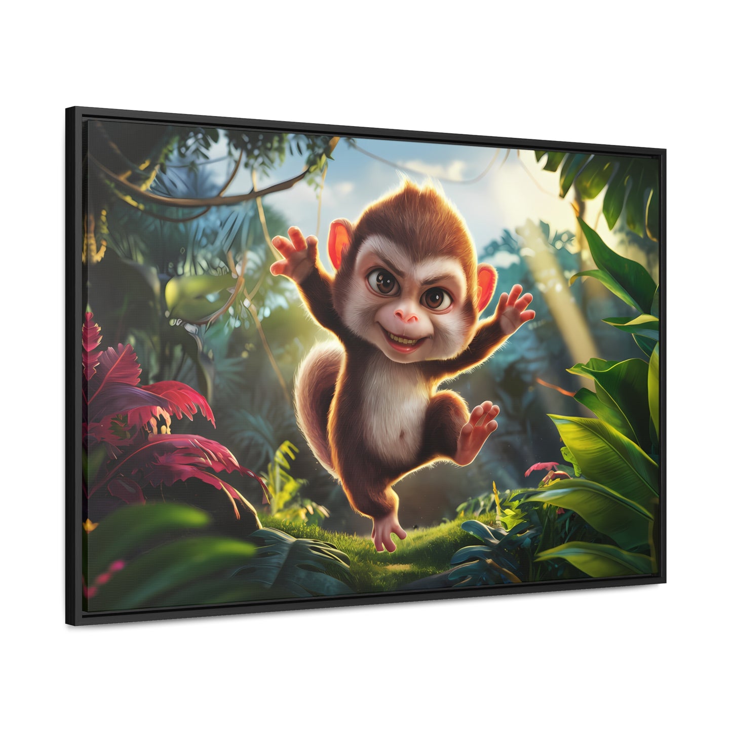 Jungle Joy - Gallery Canvas Wraps, Horizontal Frame