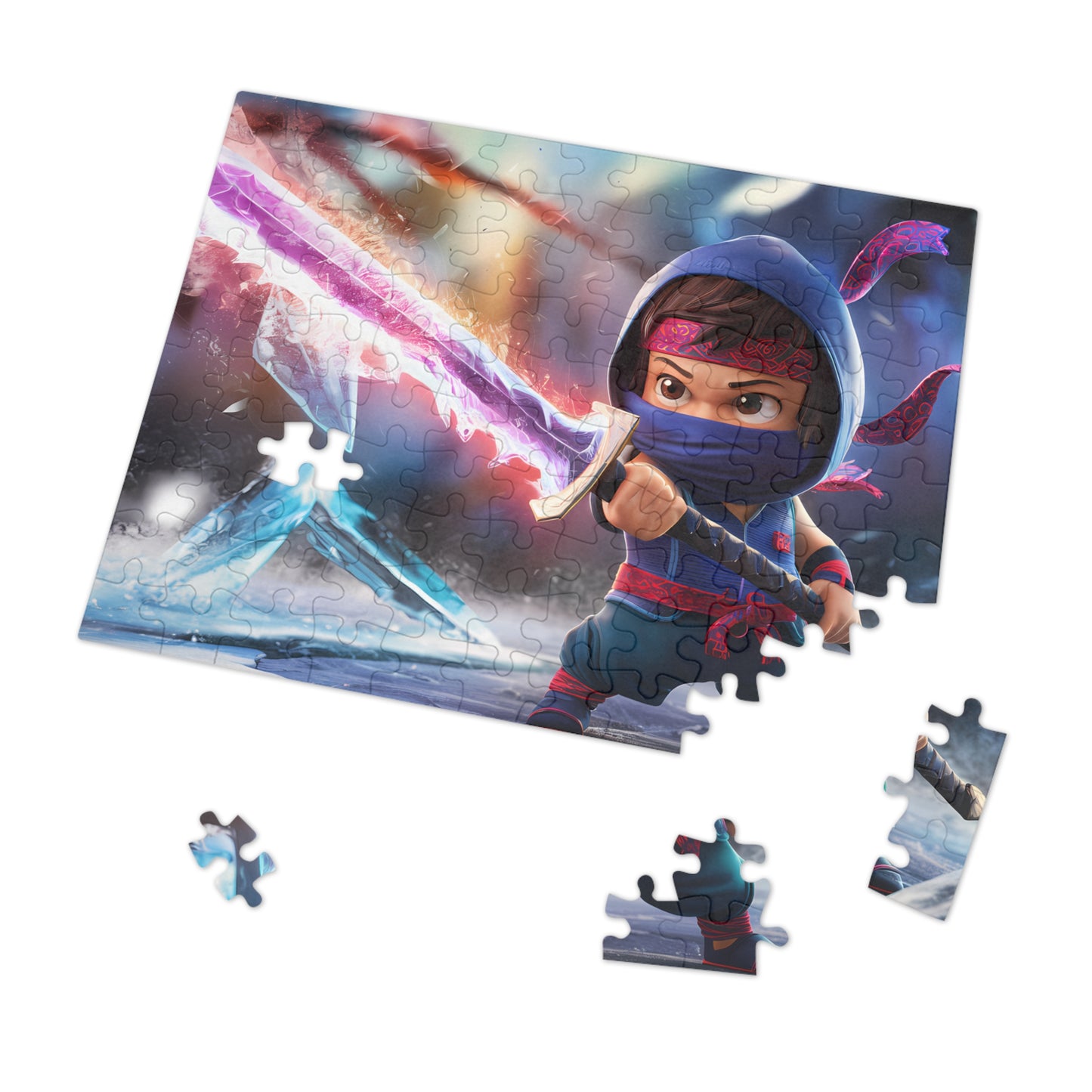 Blade of the Frozen Flame - Jigsaw Puzzle (30, 110, 252, 500,1000-Piece)