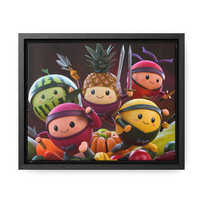 Fruit Ninja Warriors - Gallery Canvas Wraps, Horizontal Frame