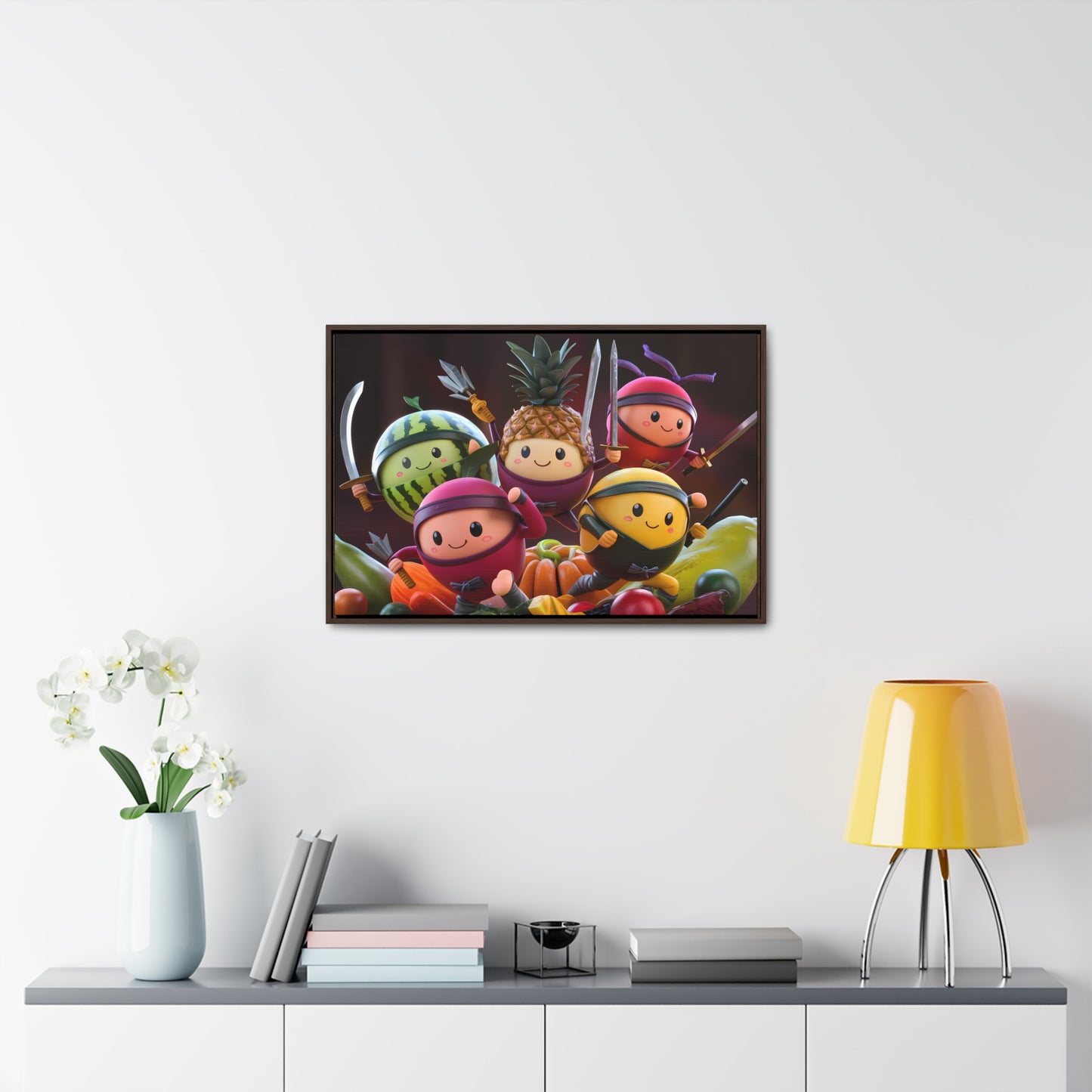 Fruit Ninja Warriors - Gallery Canvas Wraps, Horizontal Frame