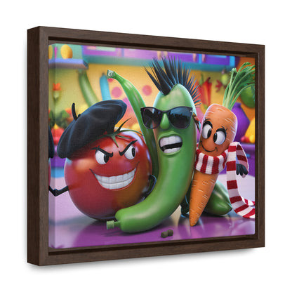 Veggie Rebels - Gallery Canvas Wraps, Horizontal Frame