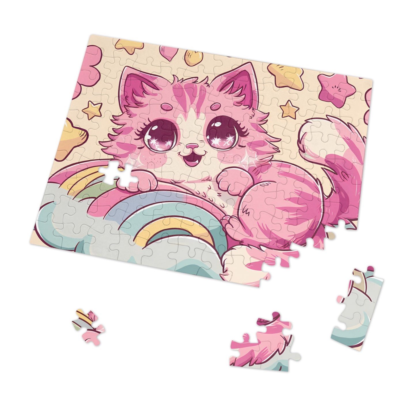 Cosmic Kitty Dreams - Jigsaw Puzzle (30, 110, 252, 500,1000-Piece)