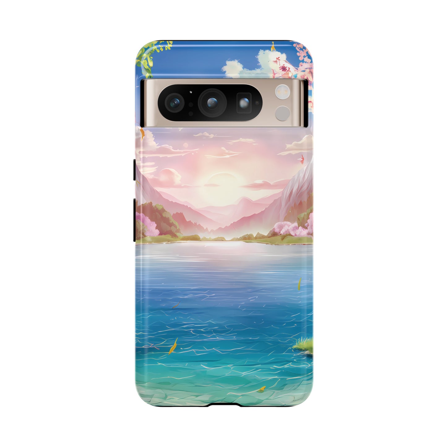 Serene Lake and Mountains - Smartphone Tough Cases