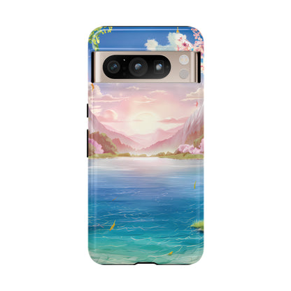 Serene Lake and Mountains - Smartphone Tough Cases