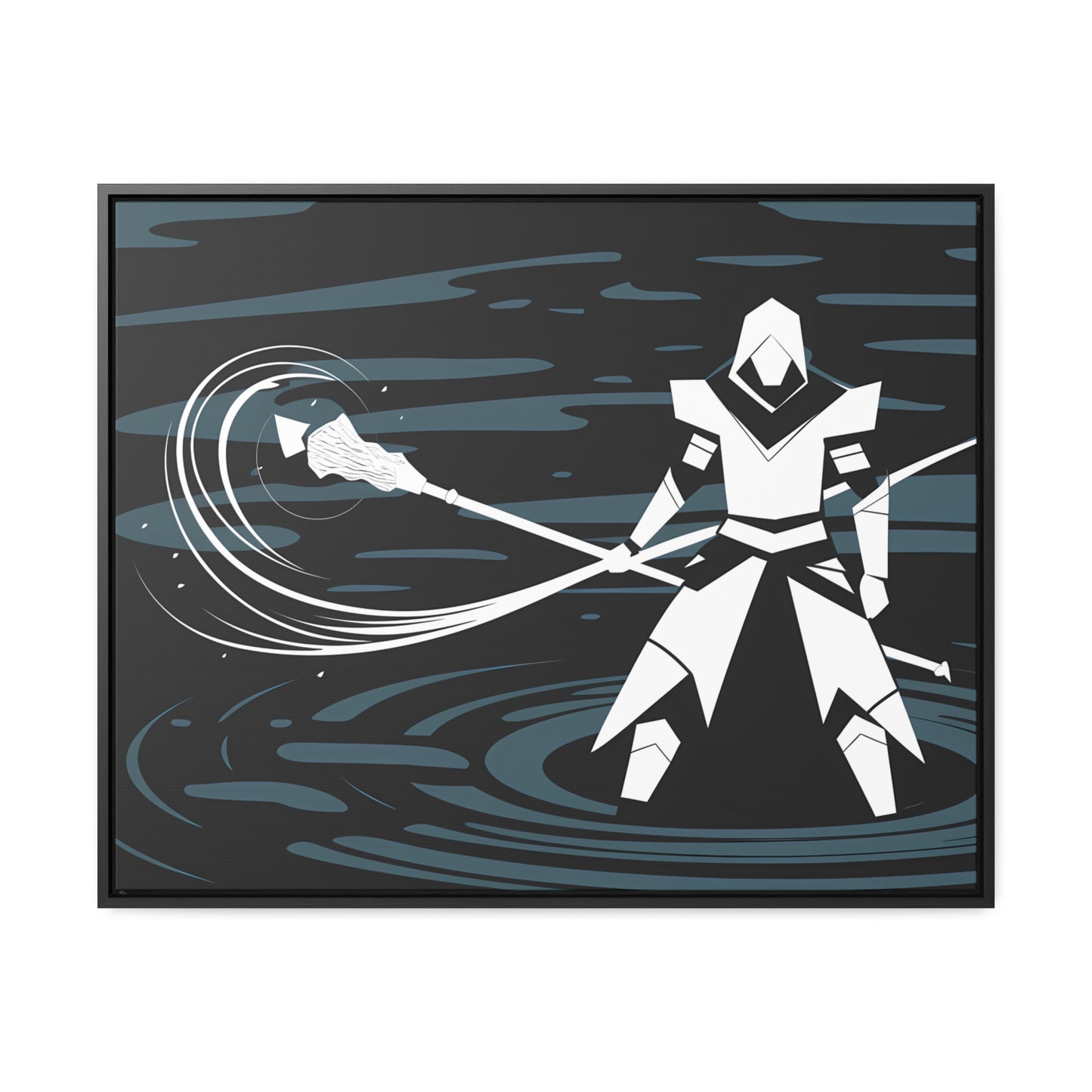 "Guardian of the Abyss" - Gallery Canvas Wraps, Horizontal Frame