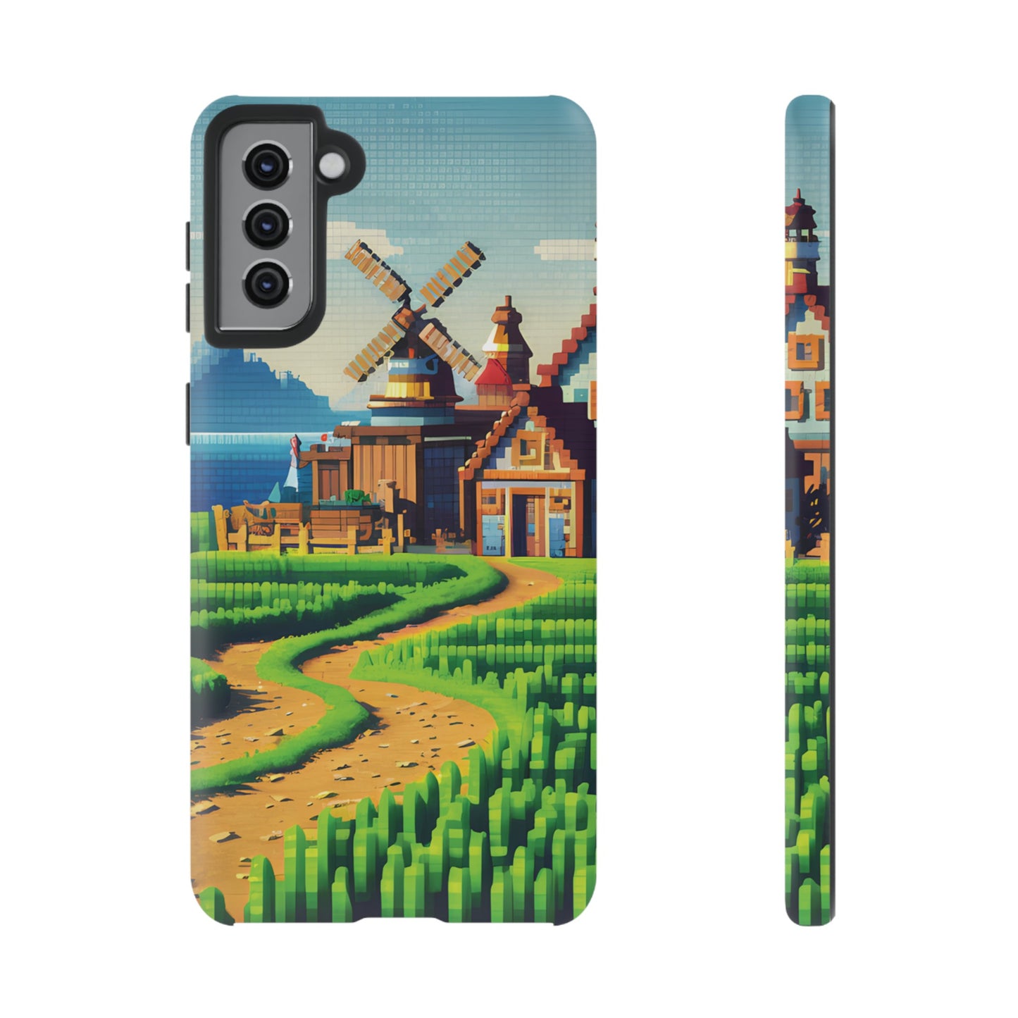 Pixel farming Village - Smartphone Tough Cases