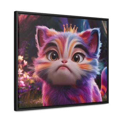 Regal Whiskers in the Enchanted Forest - Gallery Canvas Wraps, Horizontal Frame