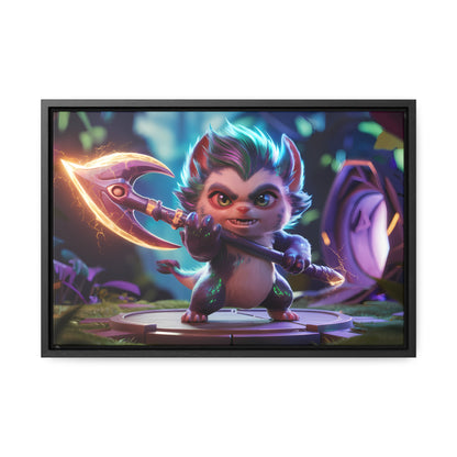 "Fierce Guardian of the Enchanted Forest" - Gallery Canvas Wraps, Horizontal Frame