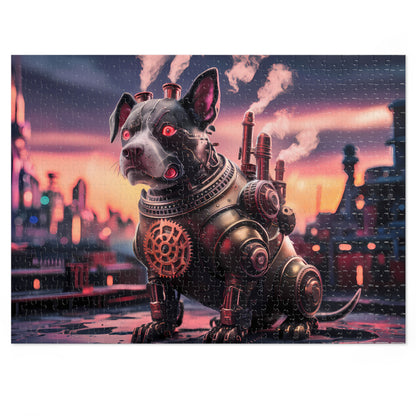 "Steam-Powered Sentinel" - Jigsaw Puzzle (30, 110, 252, 500,1000-Piece)