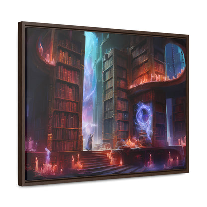 The Arcane Library of Eternal Wisdom - Gallery Canvas Wraps, Horizontal Frame