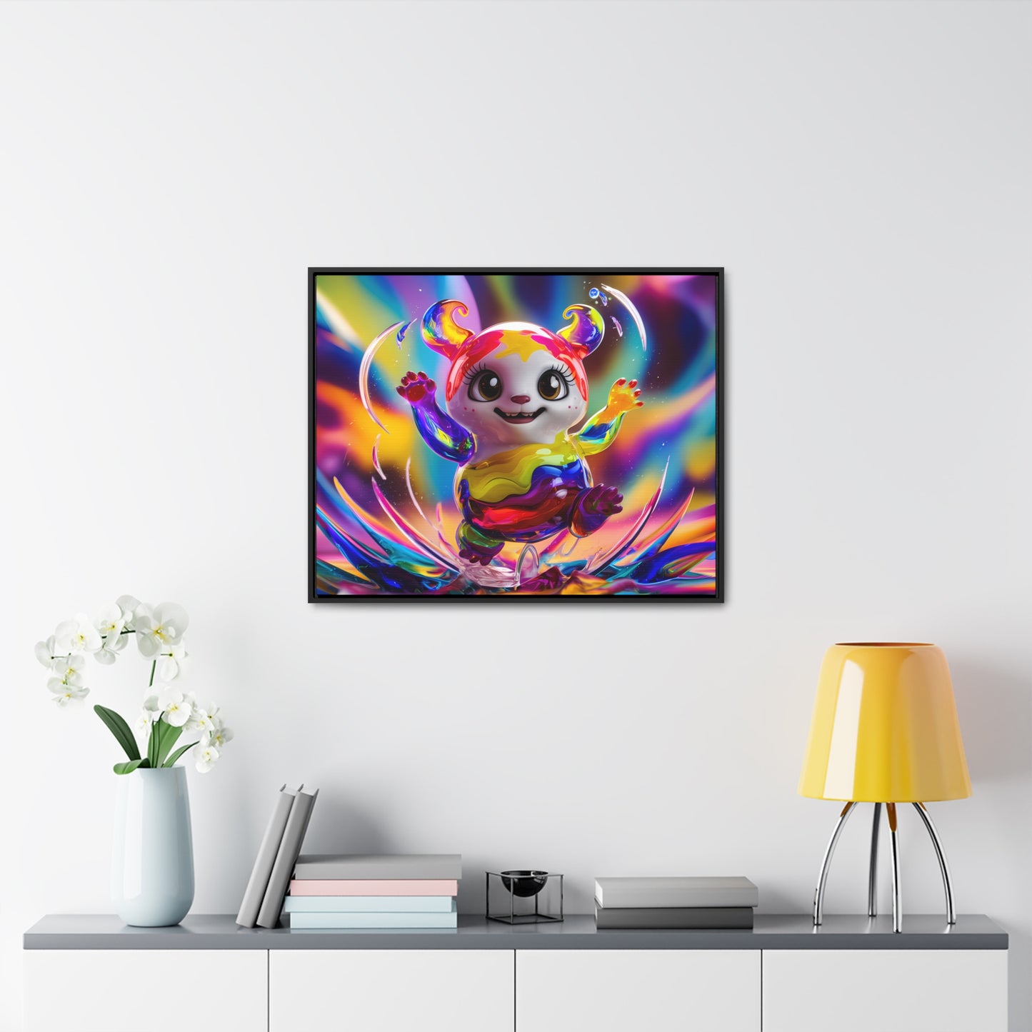 Splash of Joy - Gallery Canvas Wraps, Horizontal Frame