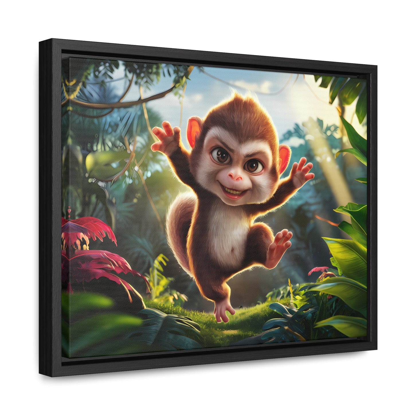 Jungle Joy - Gallery Canvas Wraps, Horizontal Frame