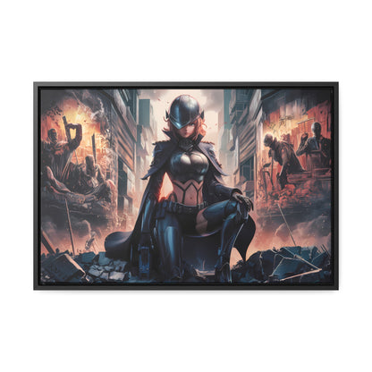"Shadow of the Resistance" - Gallery Canvas Wraps, Horizontal Frame