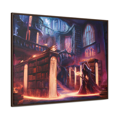 The Arcane Library of Eternal Knowledge - Gallery Canvas Wraps, Horizontal Frame