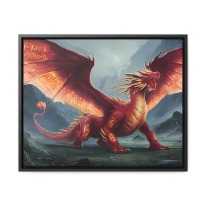 The Inferno Guardian - Gallery Canvas Wraps, Horizontal Frame