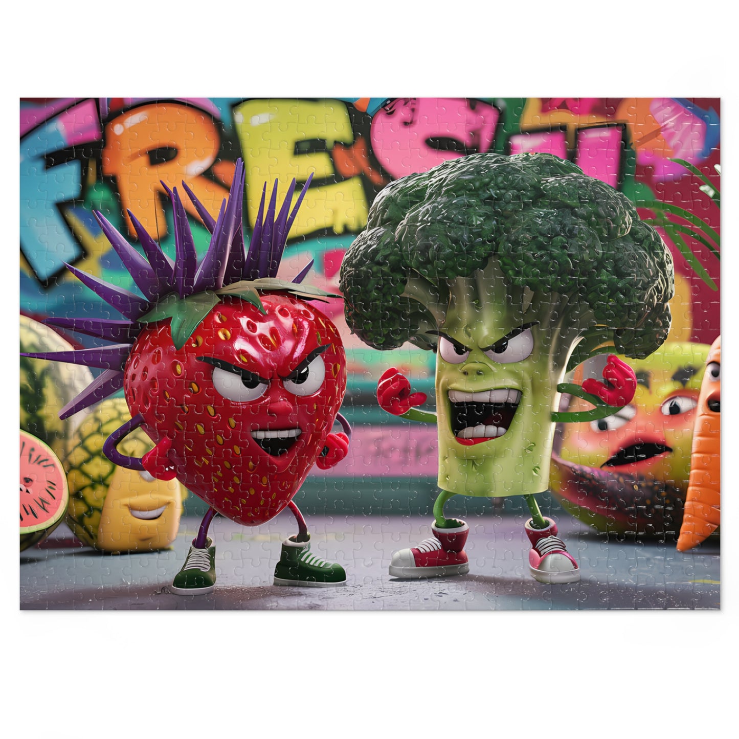 Fresh Rivals Showdown - Jigsaw Puzzle (30, 110, 252, 500,1000-Piece)