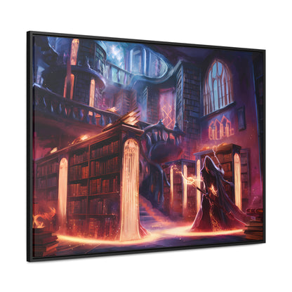 The Arcane Library of Eternal Knowledge - Gallery Canvas Wraps, Horizontal Frame