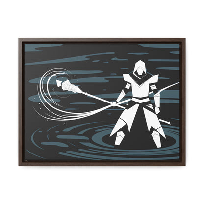 "Guardian of the Abyss" - Gallery Canvas Wraps, Horizontal Frame