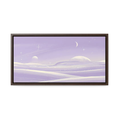 Ethereal Moonscape - Gallery Canvas Wraps, Horizontal Frame