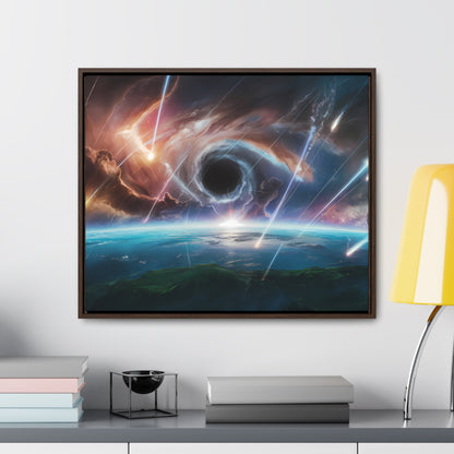 "The Eye of the Cosmic Storm" - Gallery Canvas Wraps, Horizontal Frame