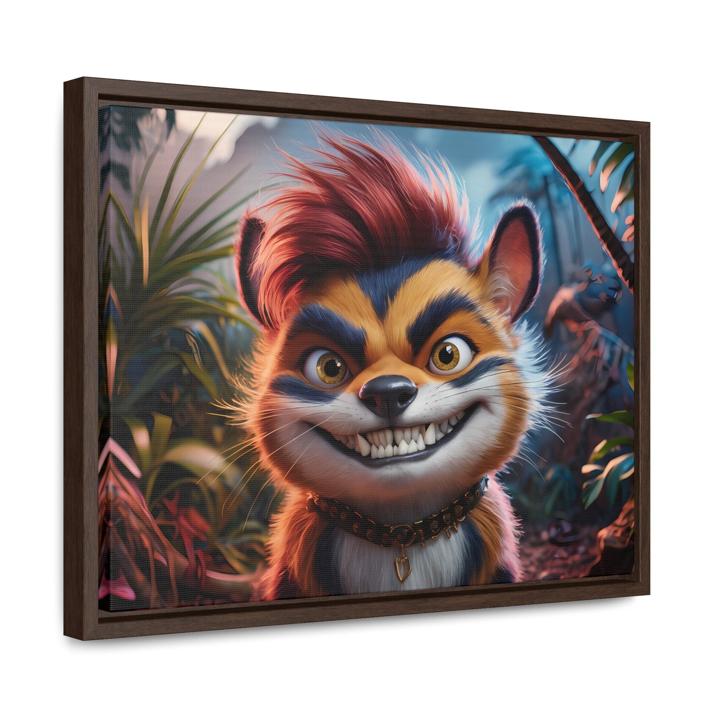 Rebel in the Jungle - Gallery Canvas Wraps, Horizontal Frame