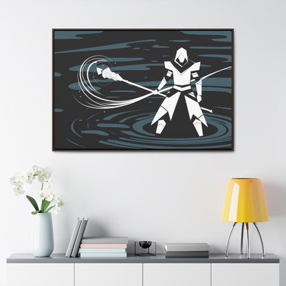 "Guardian of the Abyss" - Gallery Canvas Wraps, Horizontal Frame