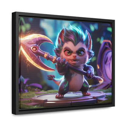 "Fierce Guardian of the Enchanted Forest" - Gallery Canvas Wraps, Horizontal Frame