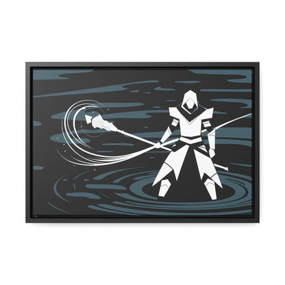 "Guardian of the Abyss" - Gallery Canvas Wraps, Horizontal Frame