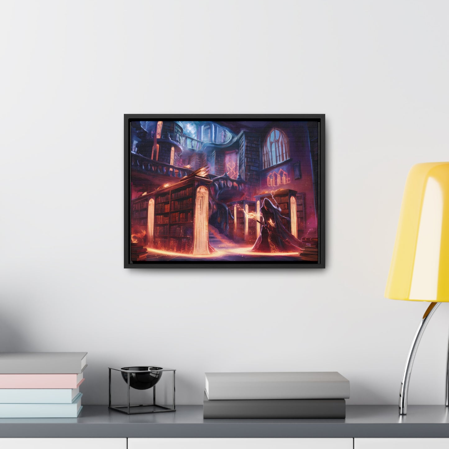 The Arcane Library of Eternal Knowledge - Gallery Canvas Wraps, Horizontal Frame