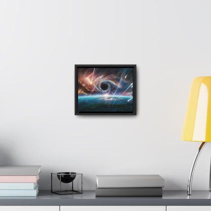 "The Eye of the Cosmic Storm" - Gallery Canvas Wraps, Horizontal Frame