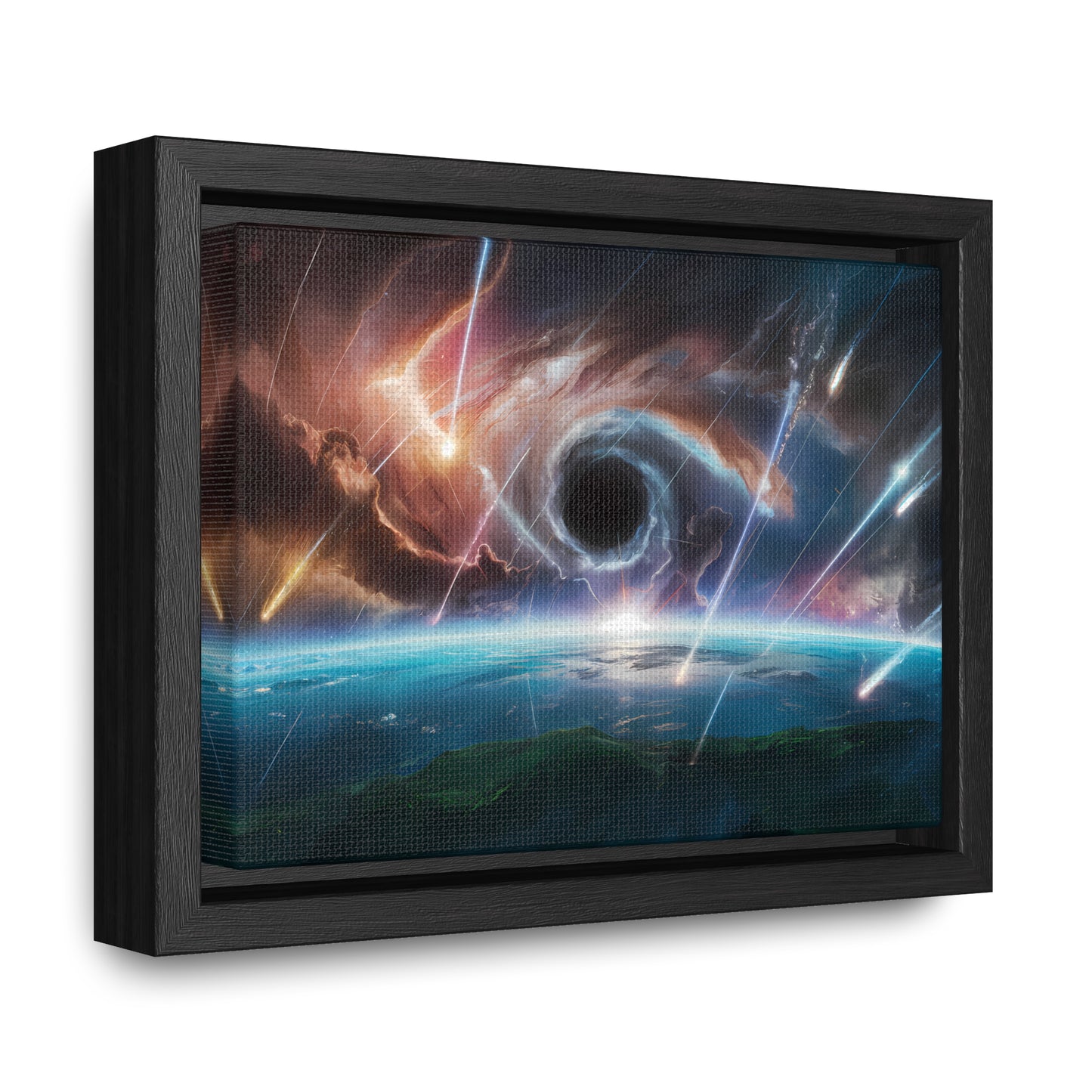 "The Eye of the Cosmic Storm" - Gallery Canvas Wraps, Horizontal Frame