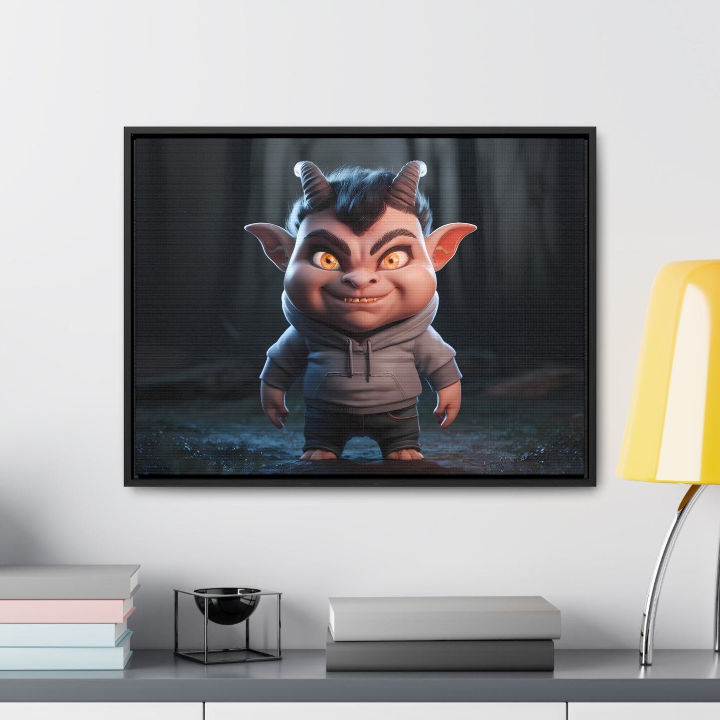 "Forest Mischief" - Gallery Canvas Wraps, Horizontal Frame