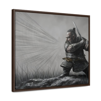Defender of the Grey Plains - Gallery Canvas Wraps, Horizontal Frame