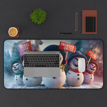 Snowman Rebellion - Desk Mat