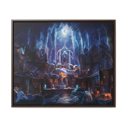 Sanctuary of the Forgotten Tomes - Gallery Canvas Wraps, Horizontal Frame