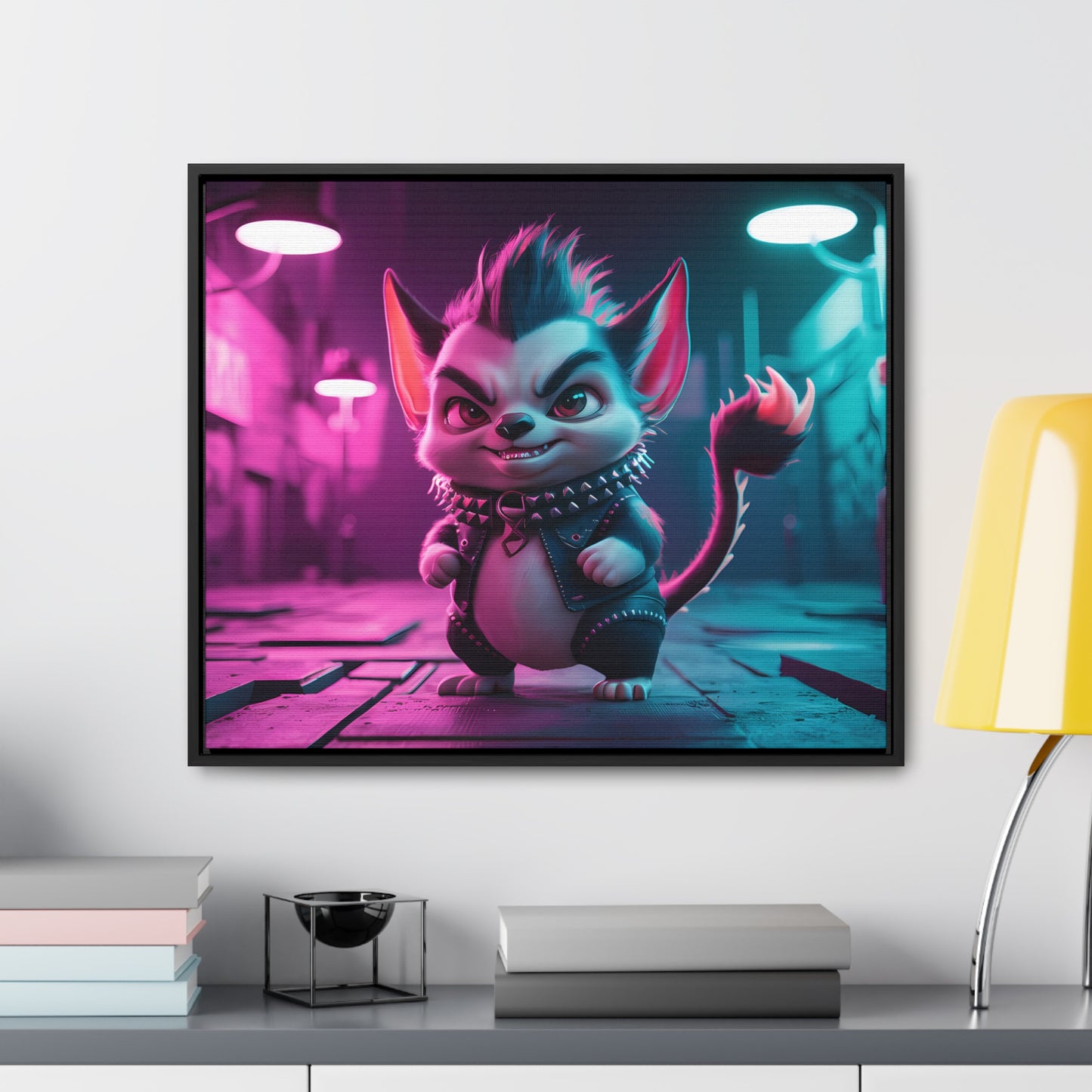 Punk Alley Prowler - Gallery Canvas Wraps, Horizontal Frame