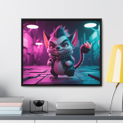 Punk Alley Prowler - Gallery Canvas Wraps, Horizontal Frame
