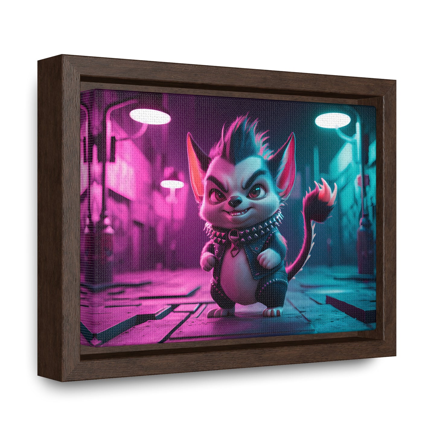 Punk Alley Prowler - Gallery Canvas Wraps, Horizontal Frame