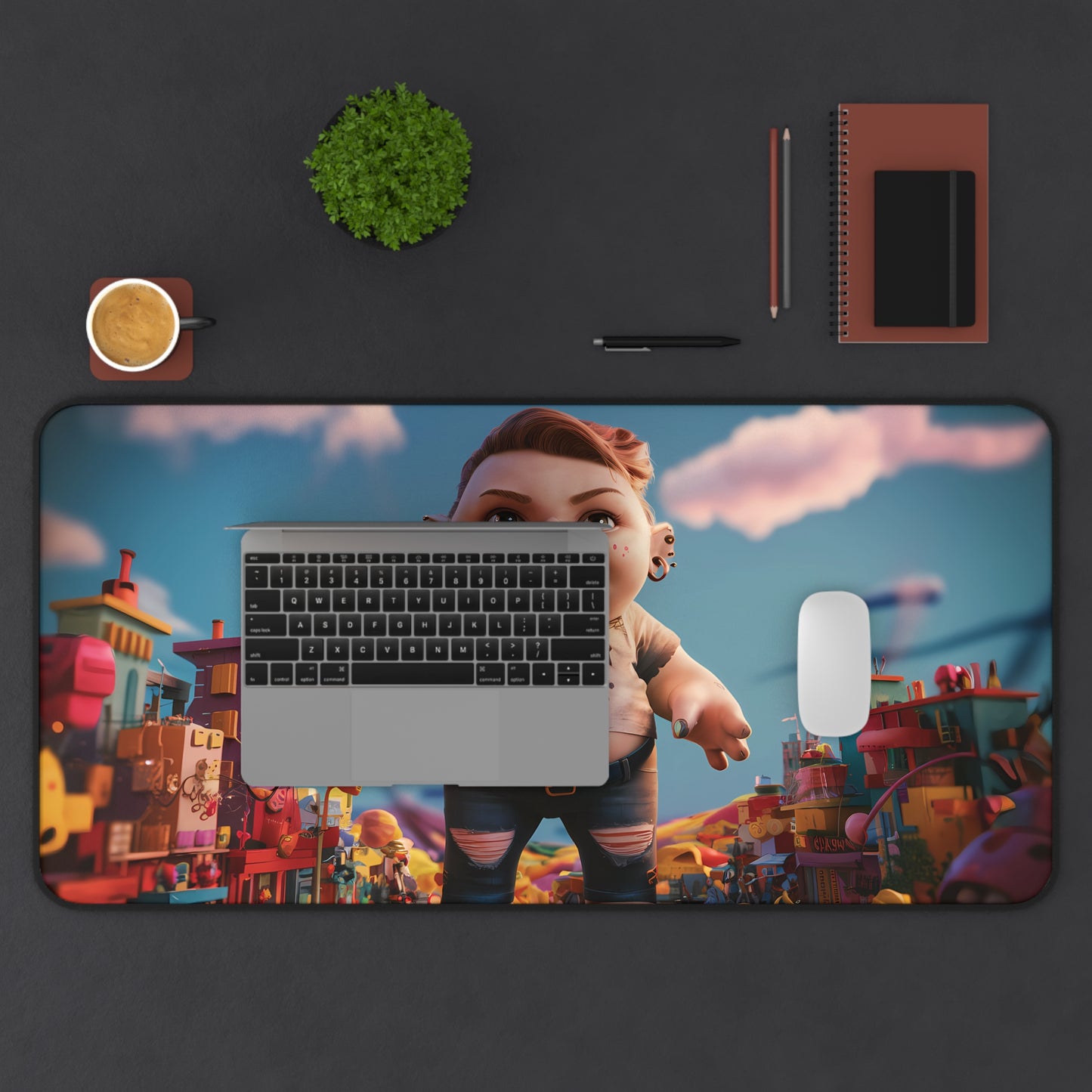 Punk Rock Baby Giant - Desk Mat
